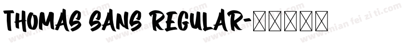 thomas sans Regular字体转换